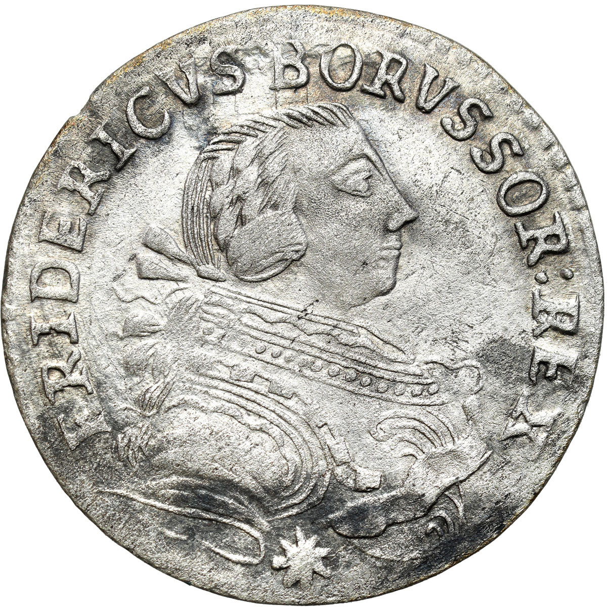Niemcy, Prusy. Fryderyk II (1740-1786). Szóstak 1755 E, Królewiec